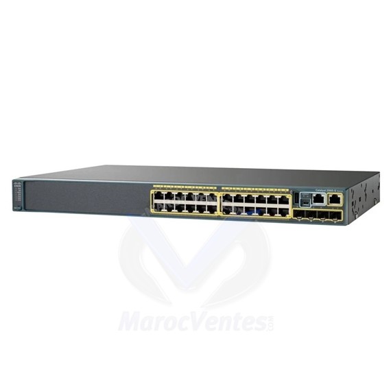 Catalyst 2960-X 24 GigE PoE 370W, 2 x 10G SFP+ LAN Base WS-C2960X-24PD-L