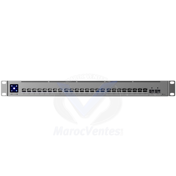 Switch PoE++ multi-gigabit Ubiquiti UniFi 24 ports, avec fonctionnalités layer3 et Etherlighting USW-Pro-Max-24-PoE