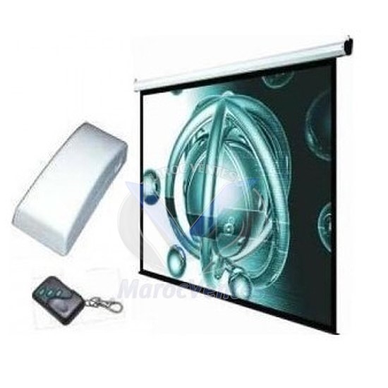 ECRAN DE PROJECTION CINON MURAL AUTOMATIQUE 2X1.50 MÈTRES 2x1.5M ELEC