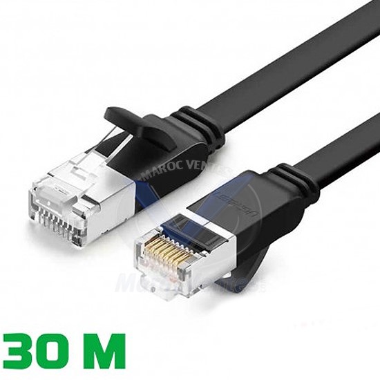 Câble Ethernet Ugreen plat CAT6 30M 50182