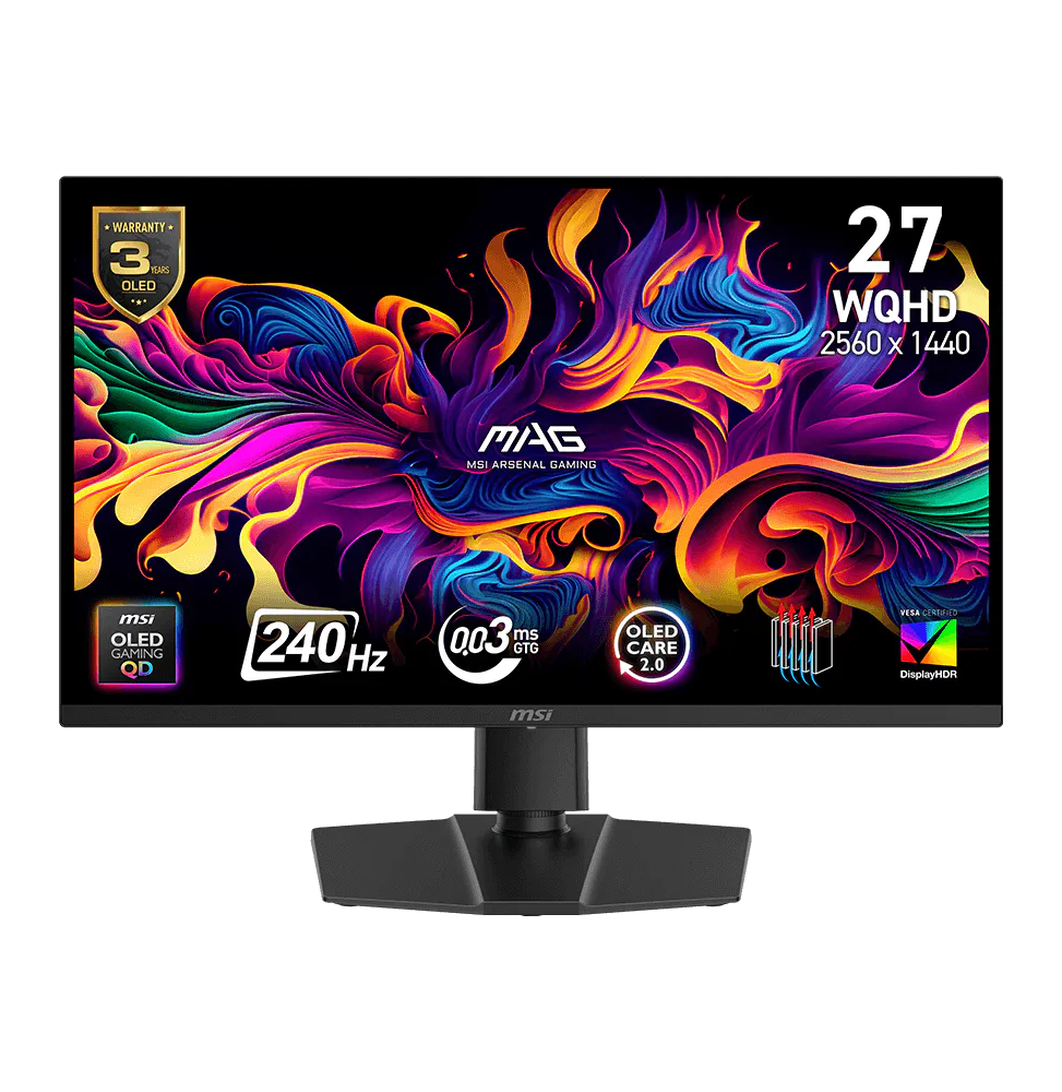 Écran Gaming 27" WQHD MAG 273QP QD-OLED X24