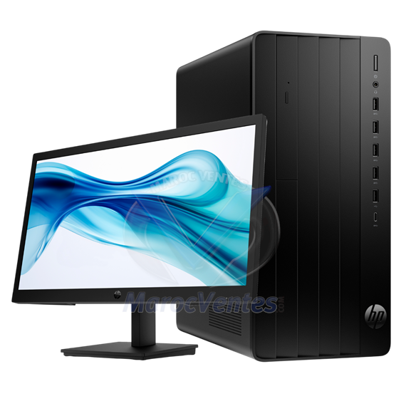 PC Bureau HP Pro 290 G9 TWR i7-14700 + Écran HP S3 pro 22" 8GB 512GB FreeDOS D1AZ9AT