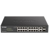 SWITCH 16 GIGABIT POE+ PORTS SMART MANAGED+ 2 COMBO RJ45/SFP PORTS