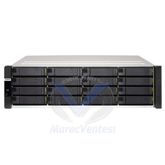 Serveur NAS 16 BAIES Intel Xeon D-2142IT RAM 64 Go 512 Go 4 x Port SFP+ 10GbE ES1686dc-2142IT