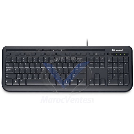 Wired Keyboard 600  Noir (AZERTY Français) ANB-00007