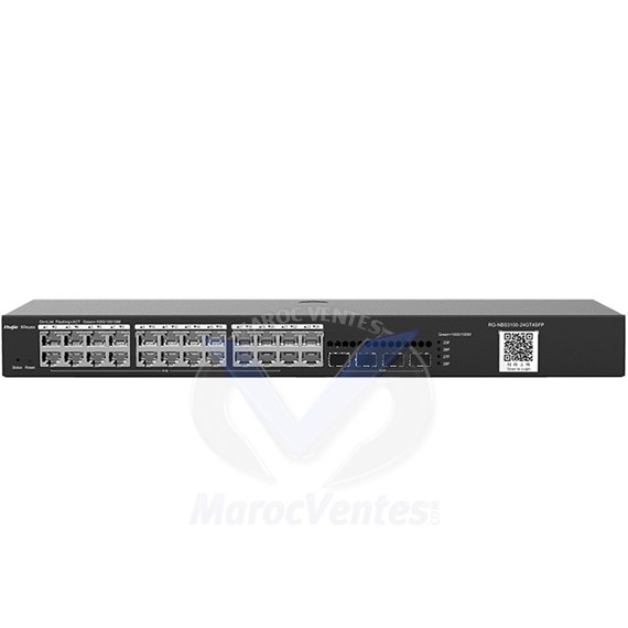 Commutateur Géré Ruijie 24 Ports 10/100/1000 Gigabit L2 4SFP RG-NBS3100-24GT4SFP