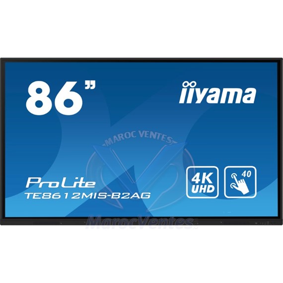 ECRAN INTERACTIF 86 POUCES IIYAMA PROLITE TE8612MIS-B2AG TE8612MIS-B2AG