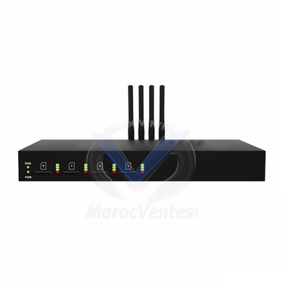 Passerelle VoIP GSM 4 canaux 2G/3G Dinstar UC2000-VE-4G