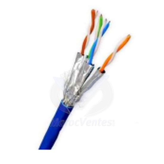 CABLE RIGIDE CAT6A F/FTP LSZH DCA S2,D2,A1,500M CAT6AFFTP