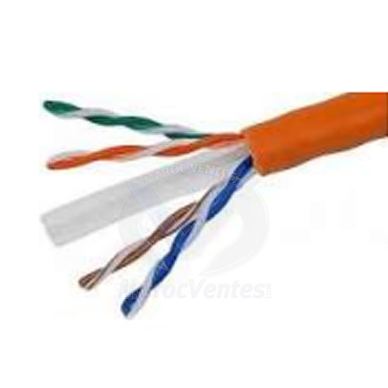 CABLE RESEAU RJ45 UTP CATEGORIE 6 CCA MARQUE GIGANEED CI10GIGA