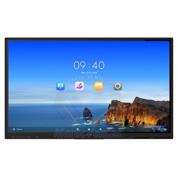 Écran Interactif 4K UHD 75 pouces Tactile DS-D5B75RB/EL