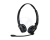 Micro-casque professionnel sans fil Bluetooth binaural pour professionnel compatible smartphone et tablette 506044