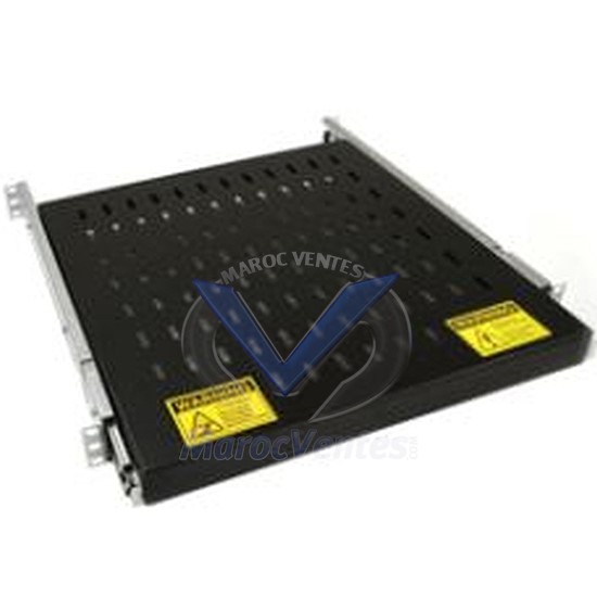 Plateau Coulissant Ventilé 600mm 125kg 19" ETN-QRTSV60B