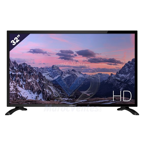 TV LED HD 32" Récepteur intégré et TNT