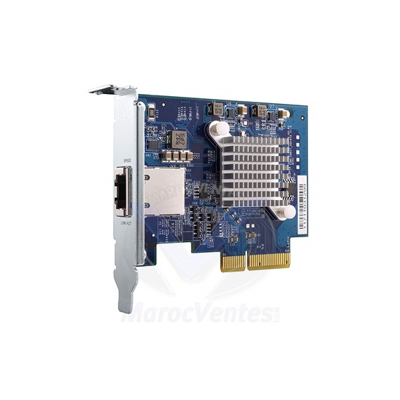 Carte d’extension réseau 10 GbE 5 vitesses port uniqueContrôleur pour NAS ou PC QXG-10G1T