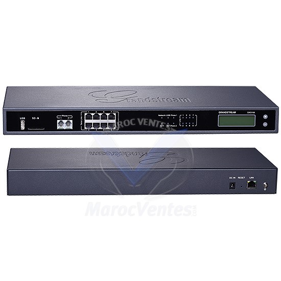 IPBX IP avec 2 Ports FXS et 8 Ports FXO. UCM6108